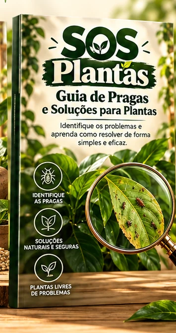 Capa do bônus Guia de Pragas e Soluções para Plantas
