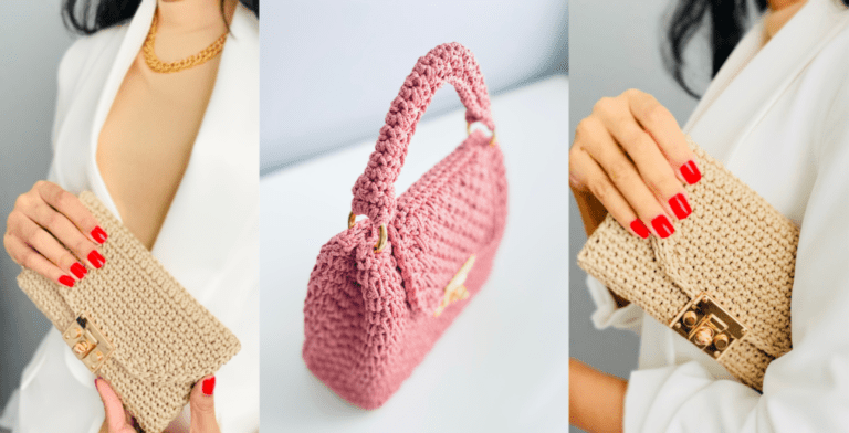 Como fazer uma linda Bolsa de Crochê em Passos Fáceis