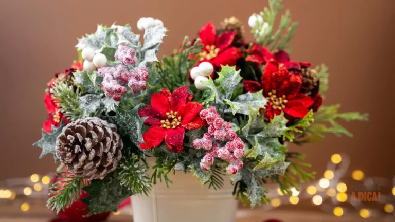 Como Fazer um Arranjo de Natal com Astromélias e Pinhas: Passo a Passo Fácil e Econômico