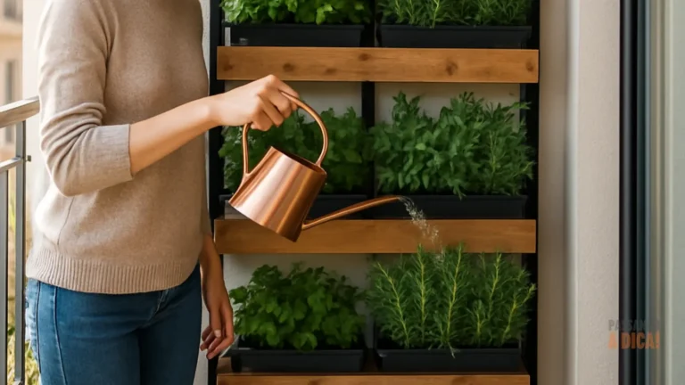 Horta em Apartamento Pequeno: O Guia Definitivo para Cultivar em Paredes e Espaços Reduzidos